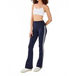NEW SPLITS59 raquel high waist supplex flare 32" pants in indigo/white